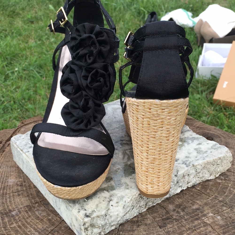 Wedges Steve Madden Satin strap wedges cruise summer - Picture 3 of 7